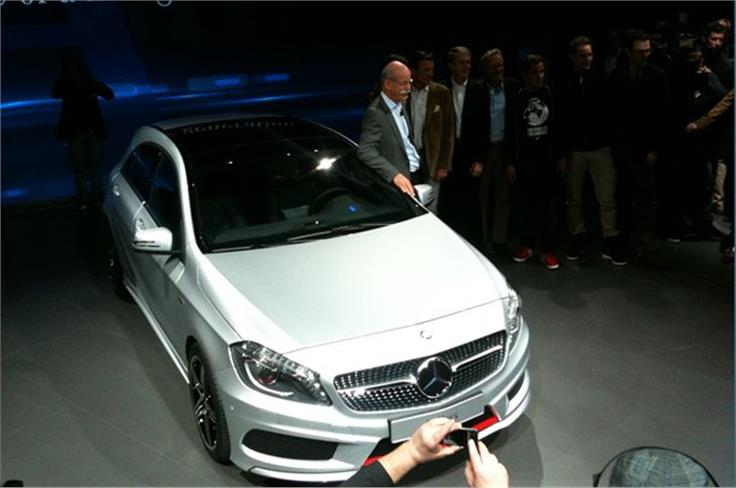 Mercedes boss Dieter Zetsche said 50 per cent of new A-class customers will be new to the brand.
